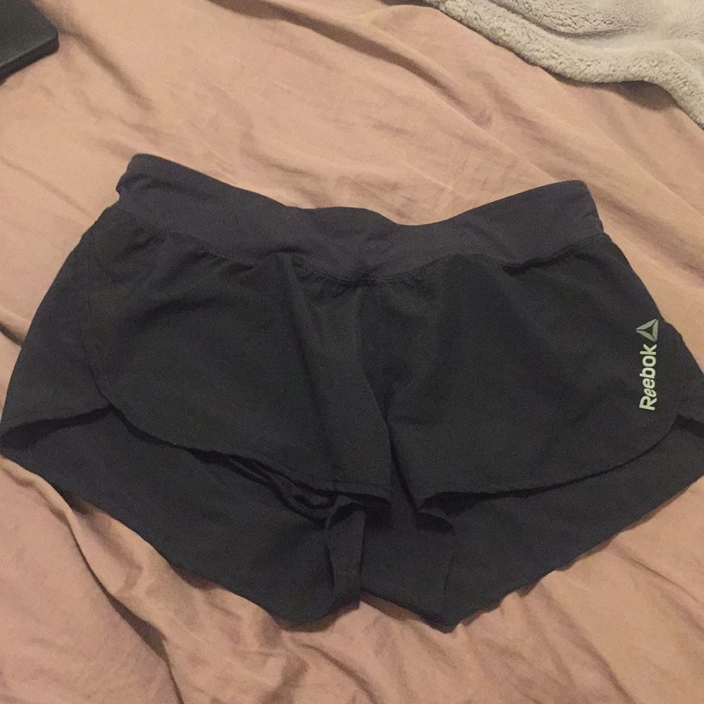 Black Reebok shorts